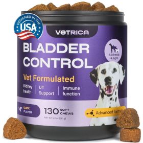 Dog UTI Treatment Bladder Control Chews Dog Cranberry Supplement for Urinary Tract Incontinence Kidney Health Cranberry D Mannose Soft Treats for